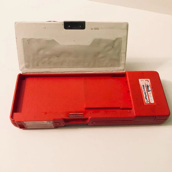 Vintage 90s Disneys Minnie Mouse Kids Double Sided Pencil Case With 4 Buttons - Picture 16 of 16